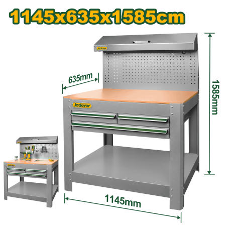 MESA DE TRABAJO 1145X635X1585MM