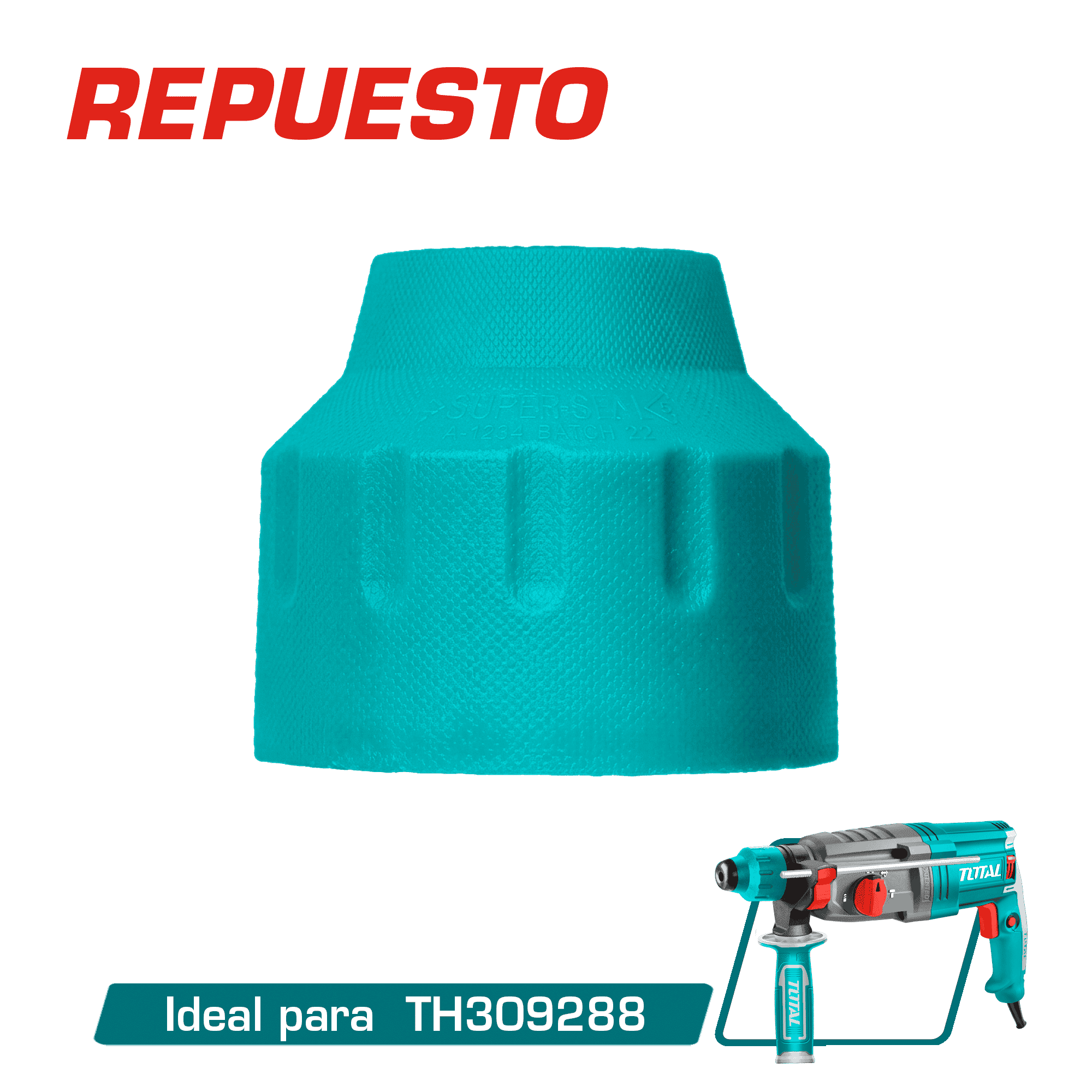 CUBIERTA PLASTICA DE PROTECCION DEL ENCASTRE P/ROTOMARTILLO TH309288